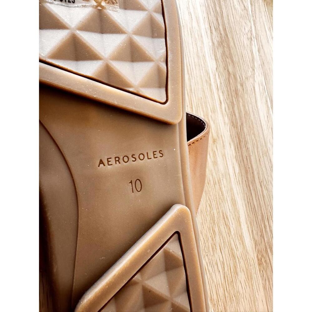 Aerosoles Women’s Stylish Brown Flip Flops with Unique Design Size 10M - Picture 6 of 7